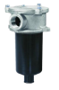 RTF-25-O-O-B-G16 / Return oil filter housing without filter cartridge and visual contamination indicator. 