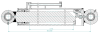 100.70.915  Ø35 L=1165/ Hydraulic cylinder